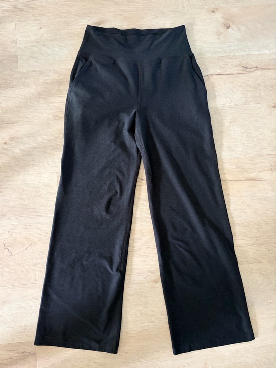 Beyond Yoga Pants - Beyond Yoga Black High-Rise Spacedye Wide Leg Pant - 31” Inseam